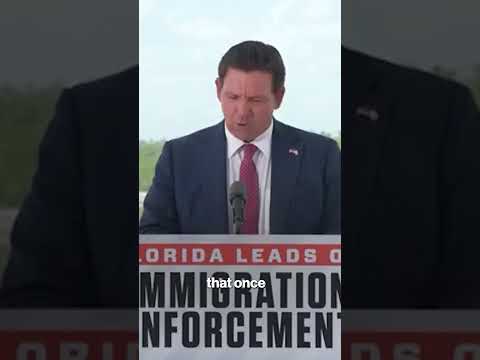 ‘Alligator Alcatraz’ Closes as DeSantis, Homan Tout Florida’s Immigration Crackdown #shorts