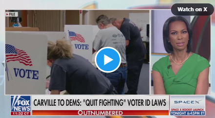 EVEN JAMES CARVILLE IS TELLING DEMOCRATS TO SURRENDER ON VOTER ID