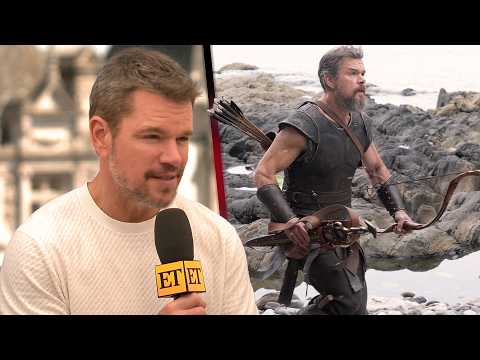 Matt Damon Dropped to His HIGH SCHOOL Weight for The Odyssey! (Exclusive)