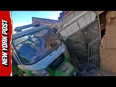 Watch: Moment Deadly Peru Earthquake Triggers Violent Tremors
