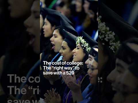 The “right way” to save for college with a 529 #shorts #money #college #saving #investing