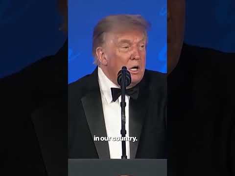 Trump BASHES Ilhan Omar During WHCD Speech: ‘She Also Calls Her Brother Husband #1’ #shorts