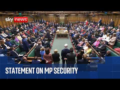 Commons statement on MPs’ security after murder of Ann Widdecombe