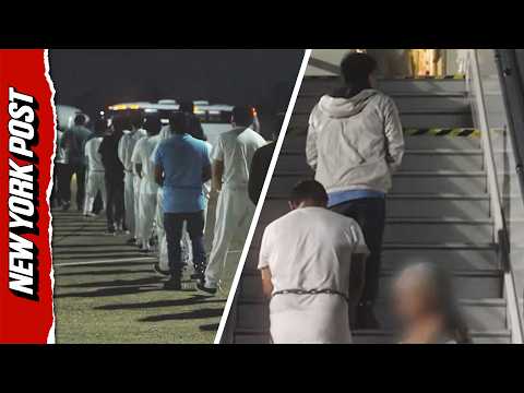 ICE Deports Illegal Migrants From Louisiana Airport