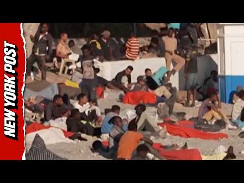 Migrants Loiter on Ceuta Beach as Thousands Remain After Border Rush