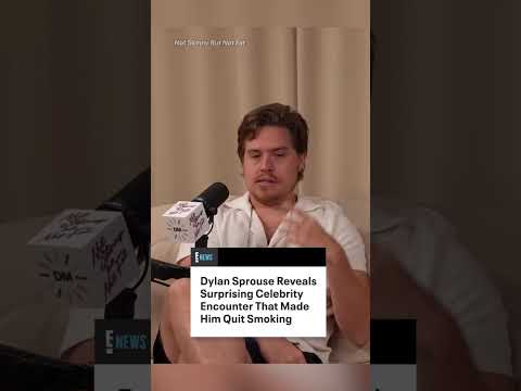 Dylan Sprouse had the suite-est experience with David Lynch. (🎥: @notskinnybutnotfat)