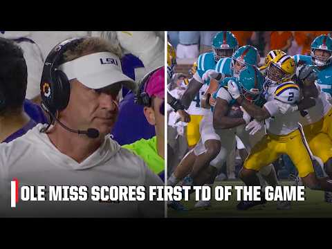 Kewan Lacy scores Ole Miss’ first touchdown of the game vs. LSU 👀 | ESPN CFB