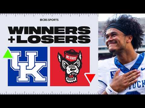 College Football Week 3 Winners & Losers: Kentucky upsets No. 9 Texas A&M, NC State collapses & MORE