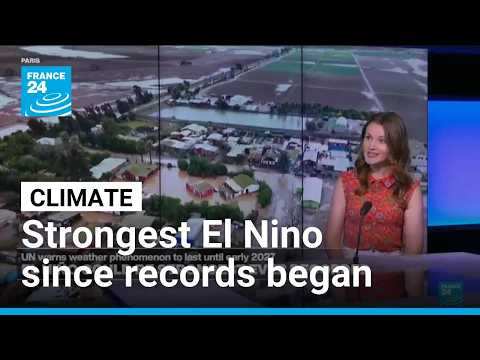 WMO chief says El Nino could be strongest in four decades • FRANCE 24 English
