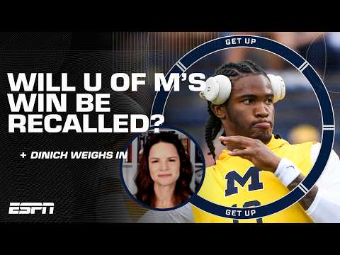Can Michigan’s win over Western Michigan be REVOKED⁉️ Heather Dinich says… | Get Up