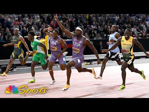 Kenny Bednarek STUNS the field with 100m upset win at Ultimate Championships | NBC Sports