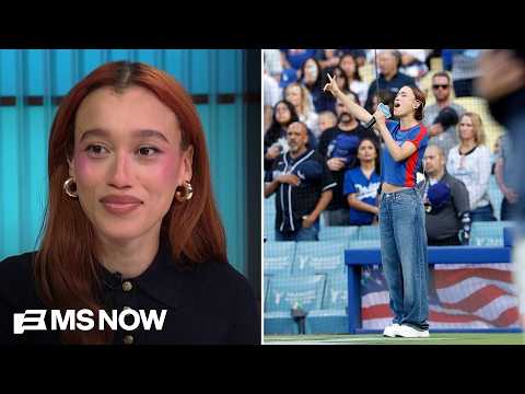 ‘I HAD TO DO SOMETHING’: Latin singer Nezza on her defiant choice to sing the anthem in Spanish