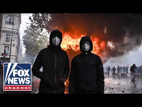 Riots ROCK Paris as HALF A MILLION flood French streets