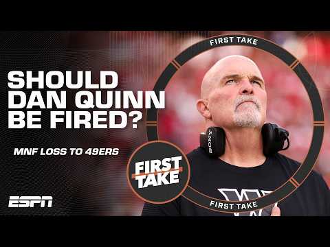 Stephen A. says ‘IT’S OVER’ for Dan Quinn after clock mismanagement vs. 49ers 😳 | First Take