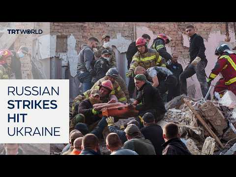 At least 25 people killed in Russian strikes on Ukraine