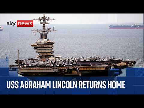 USS Abraham Lincoln returns to America