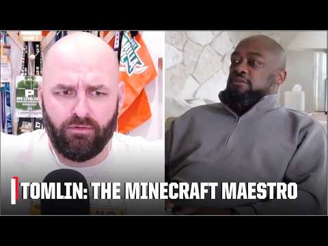 Mike Tomlin’s Minecraft expertise took the internet by storm 😂 | The Golics
