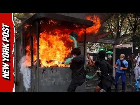 Belgium Protesters Set Fires and Clash With Police Over Education Cuts Inspired by French Protests