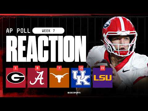 AP Top 25 Poll Released 🚨: Georgia becomes new No. 1, Texas falls 6 spots, what’s next for LSU?