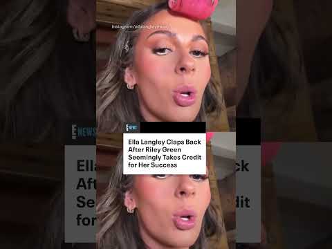 Ella Langley addresses Riley Green’s comments about her career. (🎥: Instagram/ellalangleymusic)
